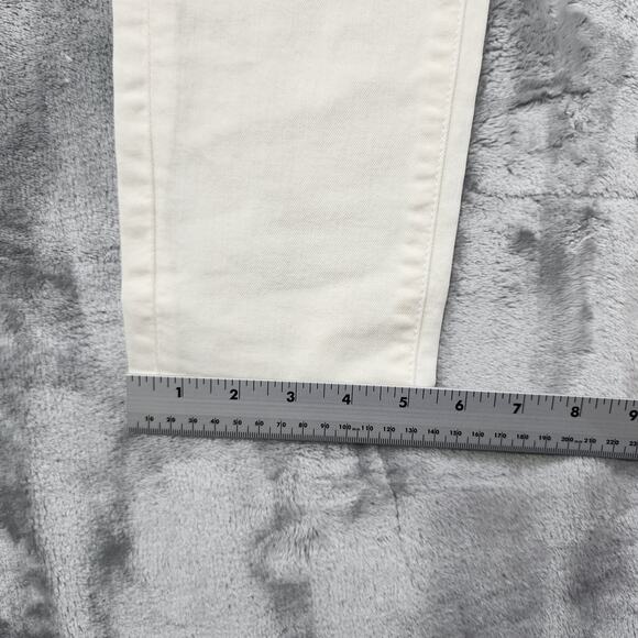 M1858 New York Jeans Womens 6/28 White Paulina Ankle Low Rise Skinny Stretch - Picture 13 of 14